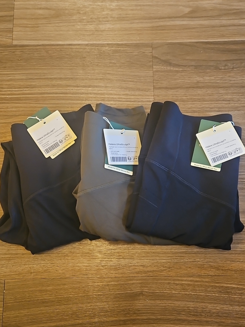 Halara UltraSculpt Leggings NWT Set Of 3 Size M High Waist 7/8 Length